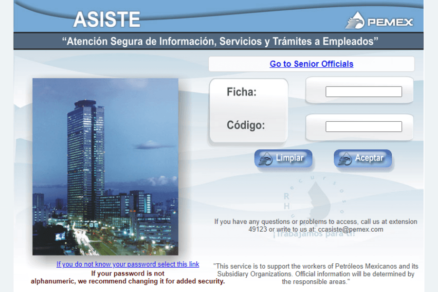 Cómo Acceder al Portal de ASISTE Pemex